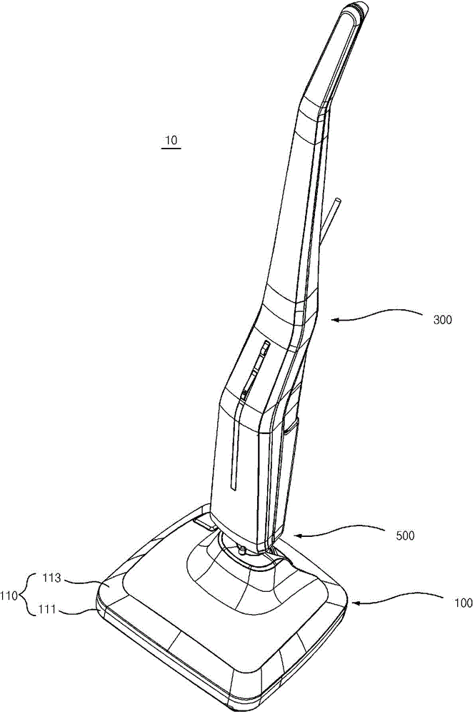 Base assembly for floor cleaner