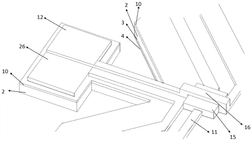 Planar torsional micro sensor for measurement of strong magnetic field