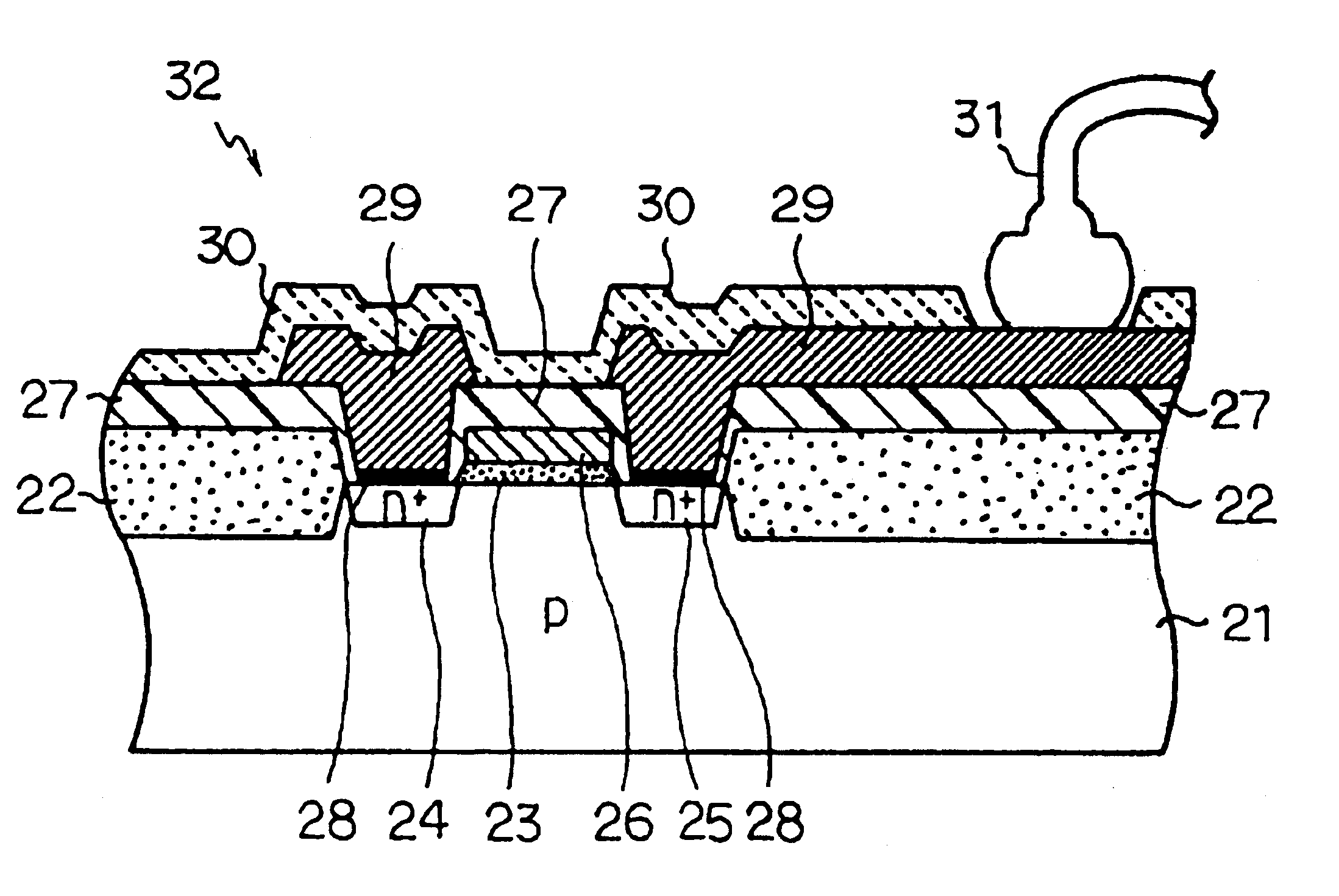 Interconnector line of thin film, sputter target for forming the wiring film and electronic component using the same