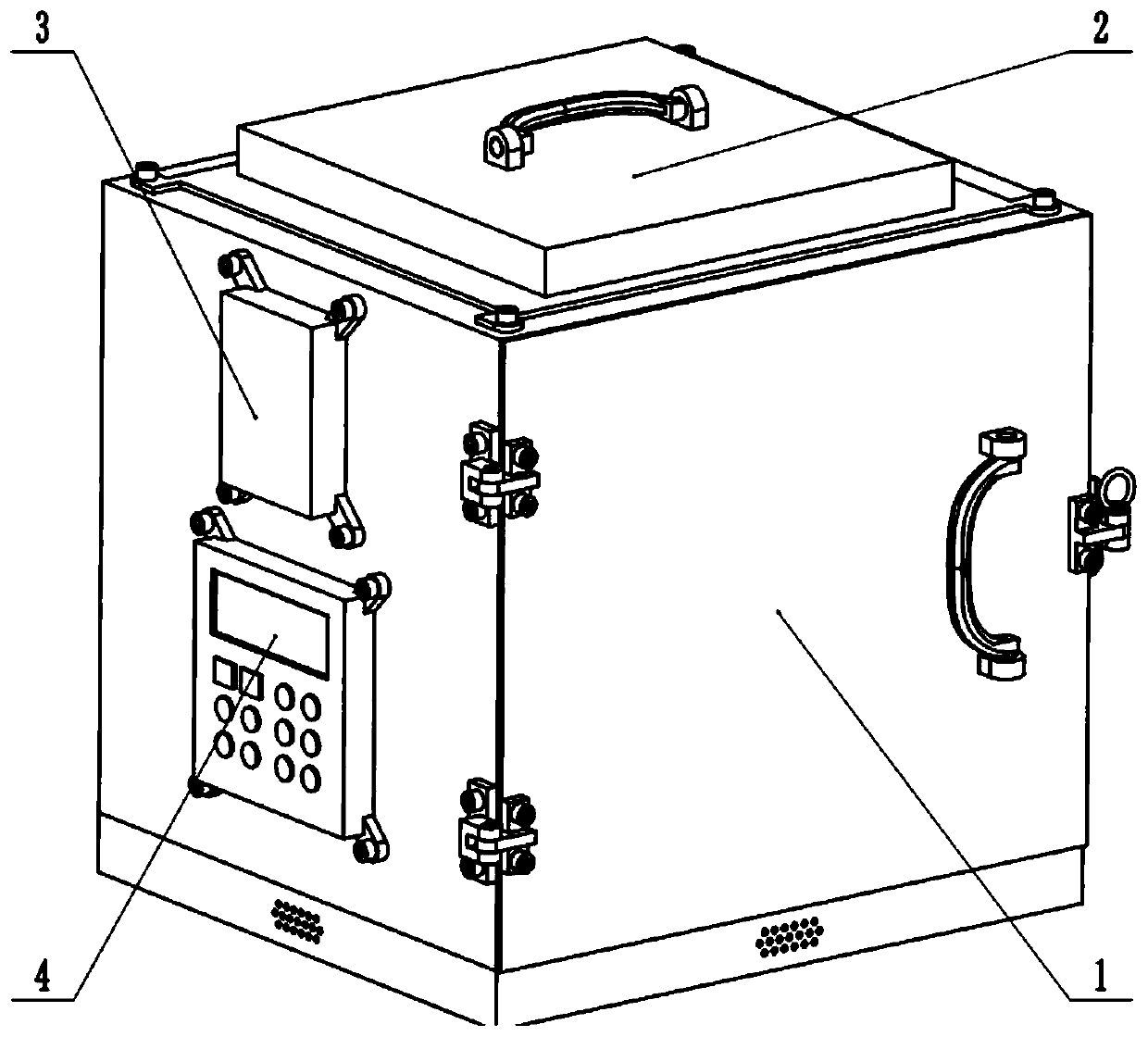 Portable disinfection apparatus for anesthesiology department