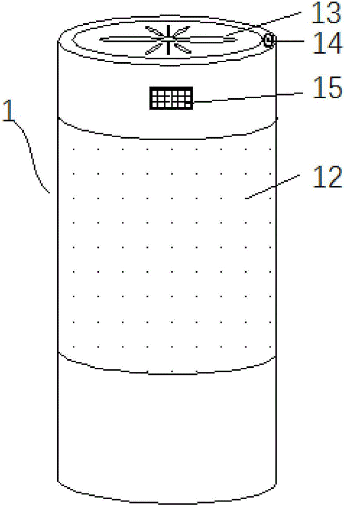 Smog washing type purifier