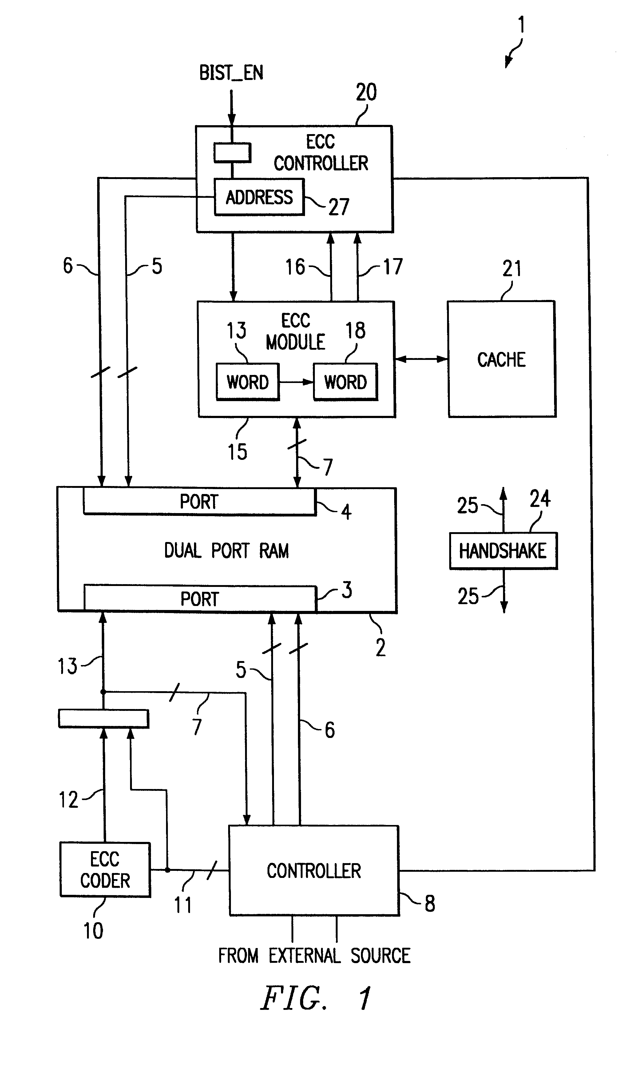 System and method for correcting soft errors in random access memory devices