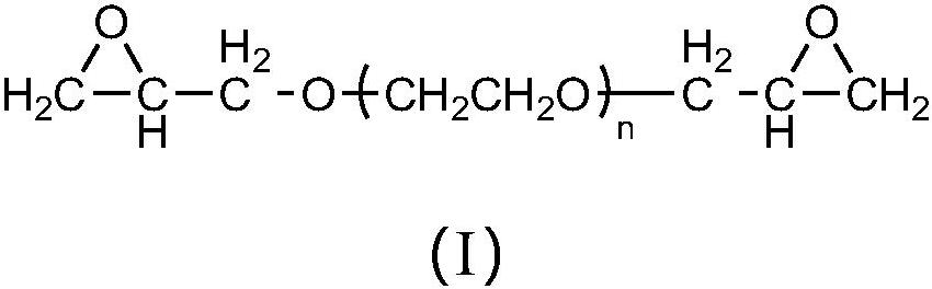 Sodium hyaluronate gel cross-linked with polyglycol epoxy derivatives for injection and preparation method thereof