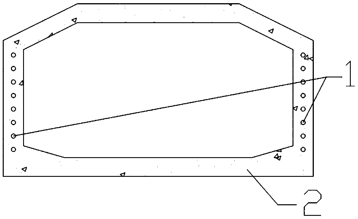 Air-cooled immersed tube section condensation tube device and construction method