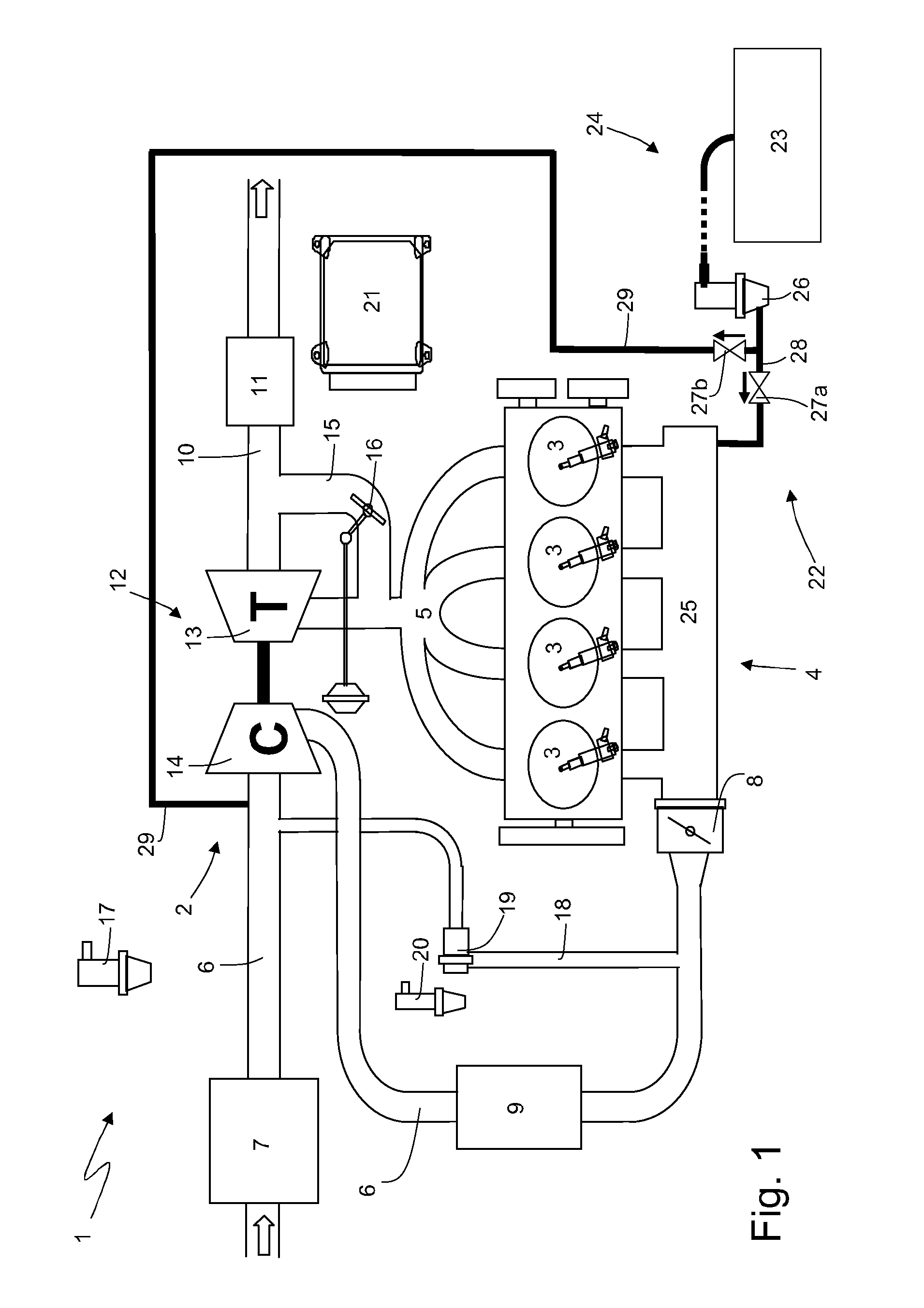 Intake Manifold With Integrated Canister Circuit For A Supercharged Internal Combustion Engine