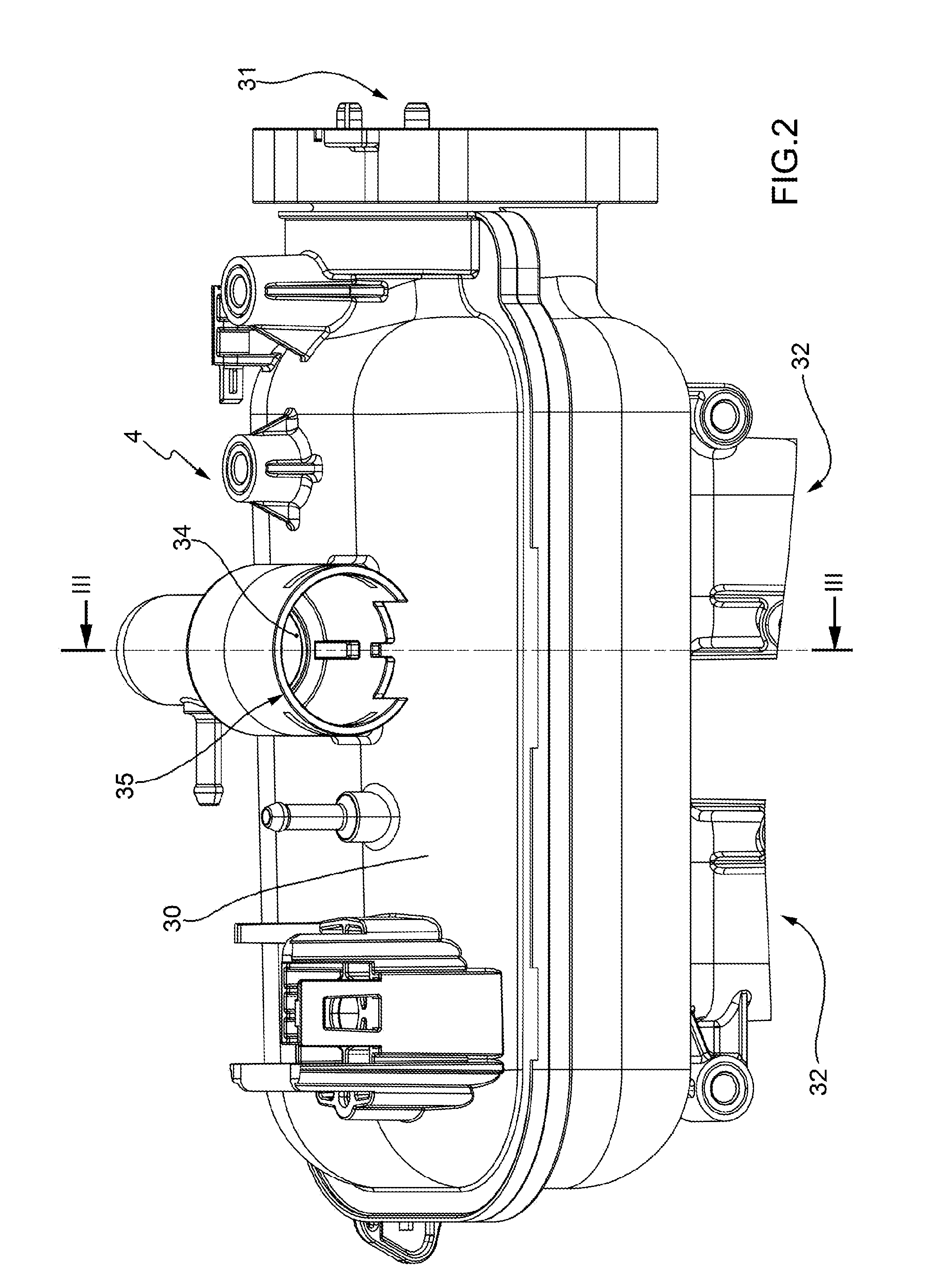 Intake Manifold With Integrated Canister Circuit For A Supercharged Internal Combustion Engine