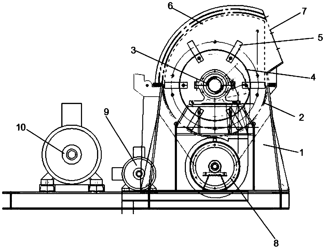 Dry paper pulp production method