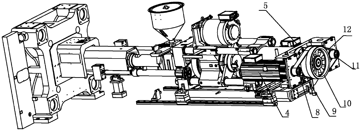 Dual-motor parallel injection control method of electric injection molding machine