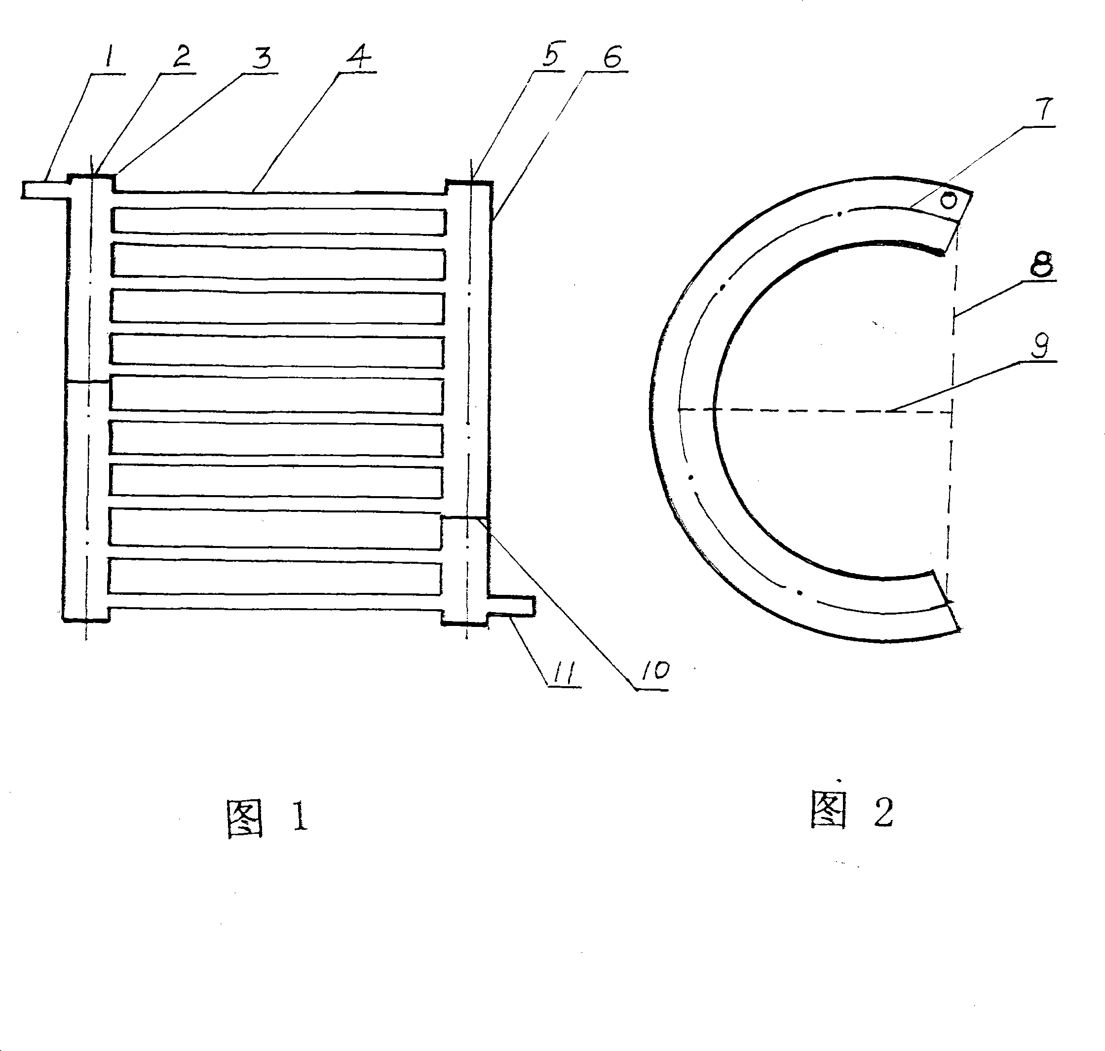 Parallel flow heat converter dedicated for air conditioner