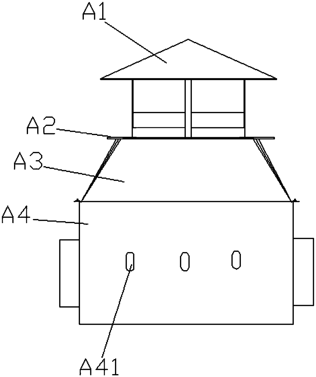 Wall-mounted air purification device