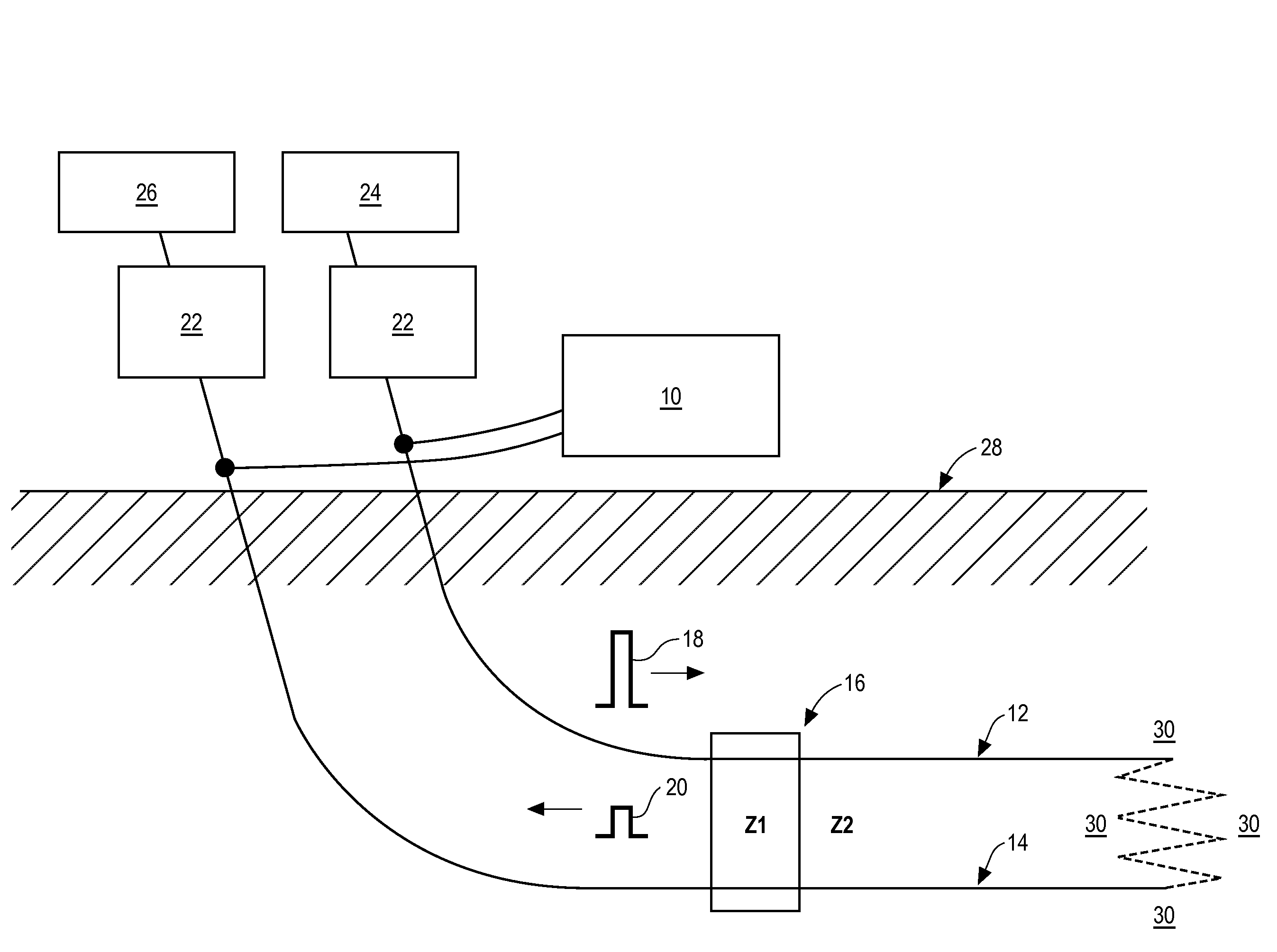 Reflectometry real time remote sensing for in situ hydrocarbon processing