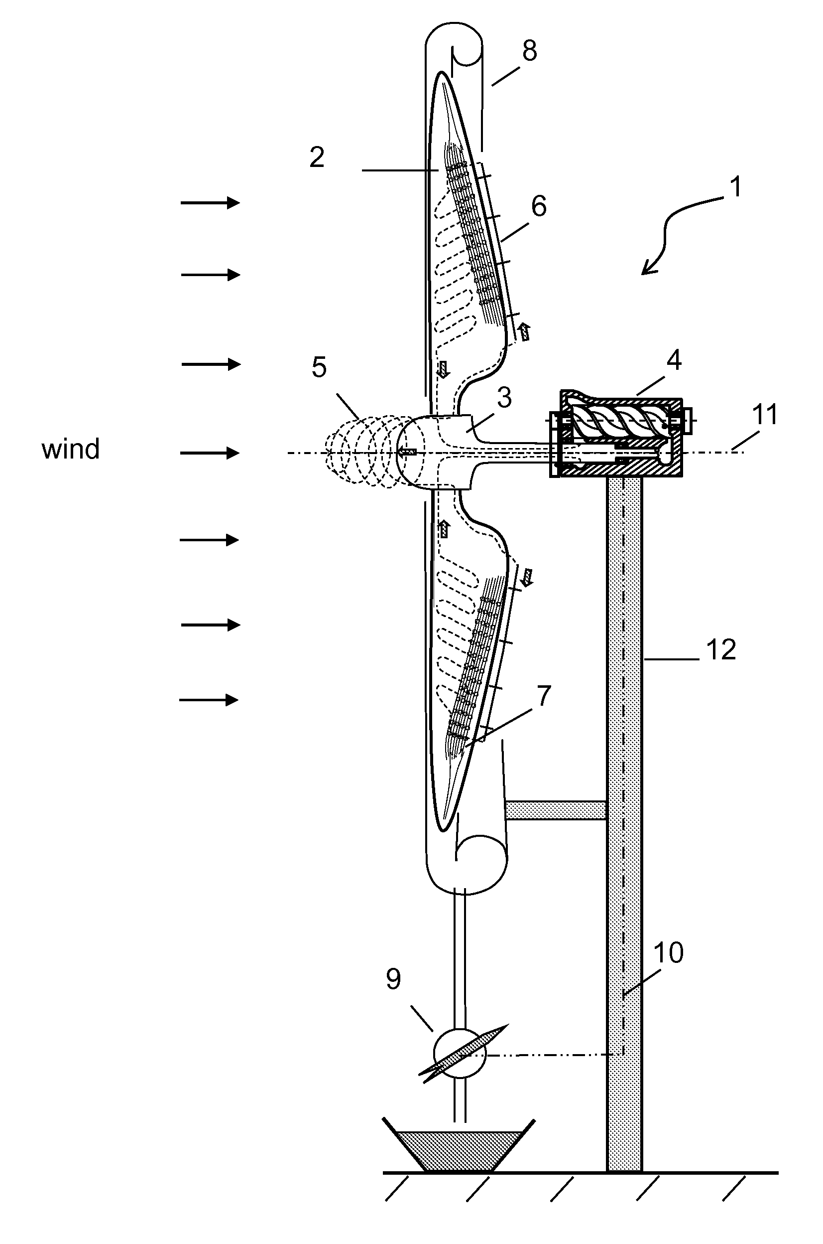 Wind Qanat, an Apparatus for Atmospheric Moisture Recovery