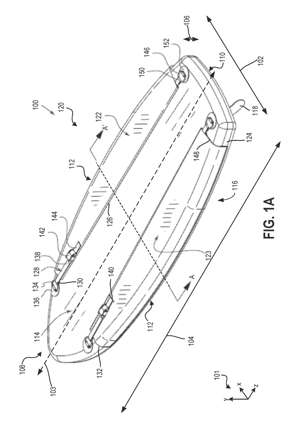 Foot binding assembly for standup paddleboards