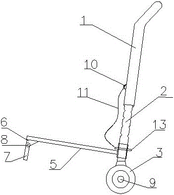 Logistic trailer capable of ascending and descending