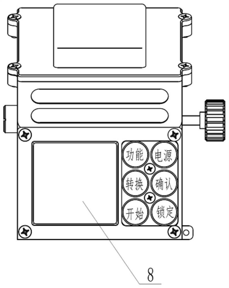 Mortar rapid shooting aiming device based on MEMS attitude sensor and using method thereof