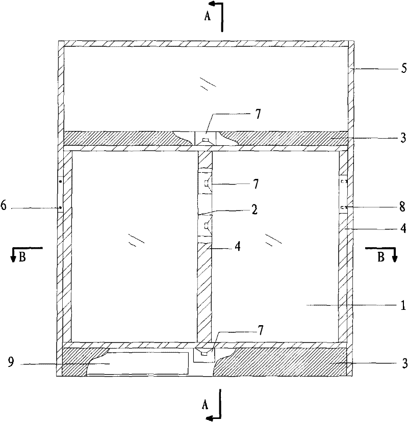 Active noise-reducing ventilating sound-proof sliding window