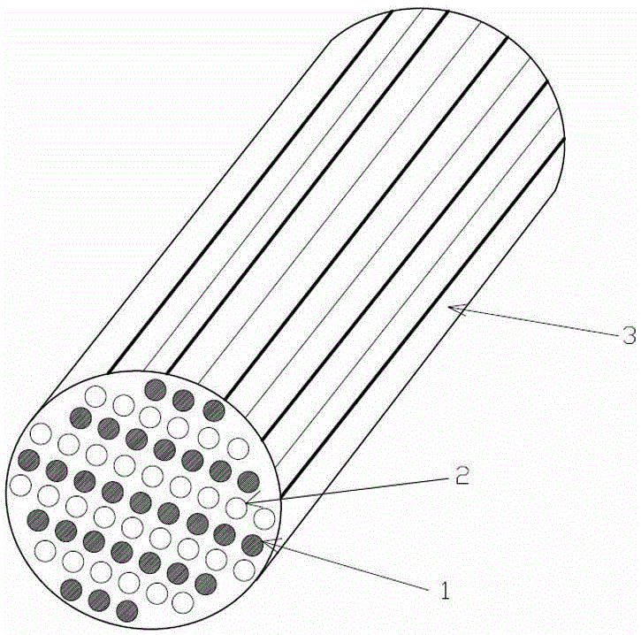 SMA-GFRP (Styrene Maleic Anhydride-Glass Fiber Reinforced Plastics) hyperelastic composite bar and manufacturing method thereof