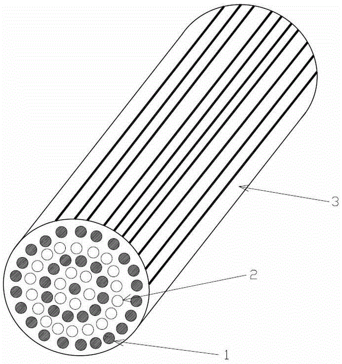 SMA-GFRP (Styrene Maleic Anhydride-Glass Fiber Reinforced Plastics) hyperelastic composite bar and manufacturing method thereof