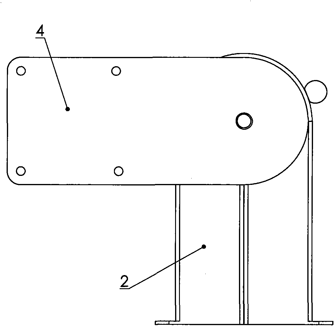 Grinding head fixing device of saw blade grinding machine