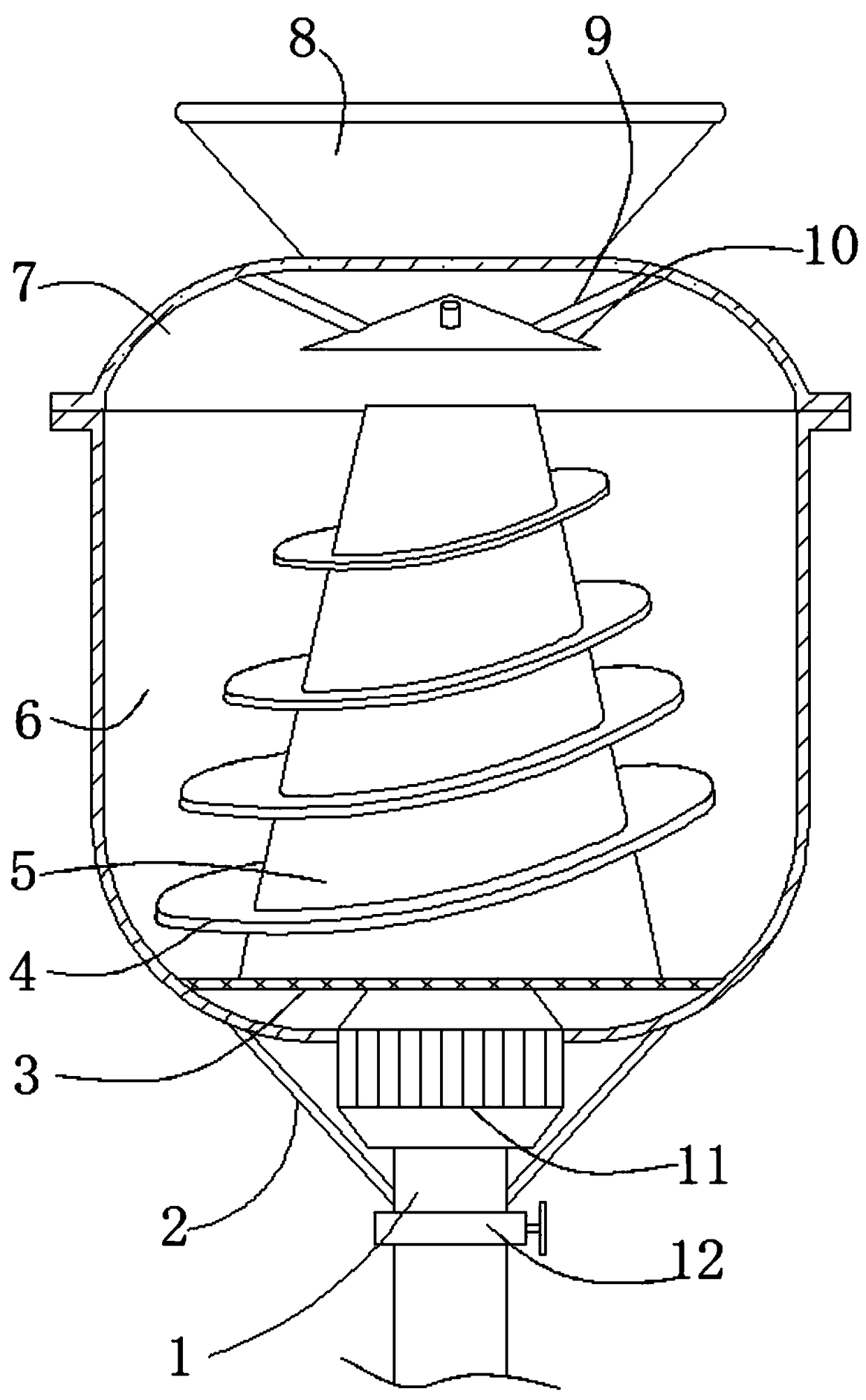 Anti-infective medical film raw material feeding device