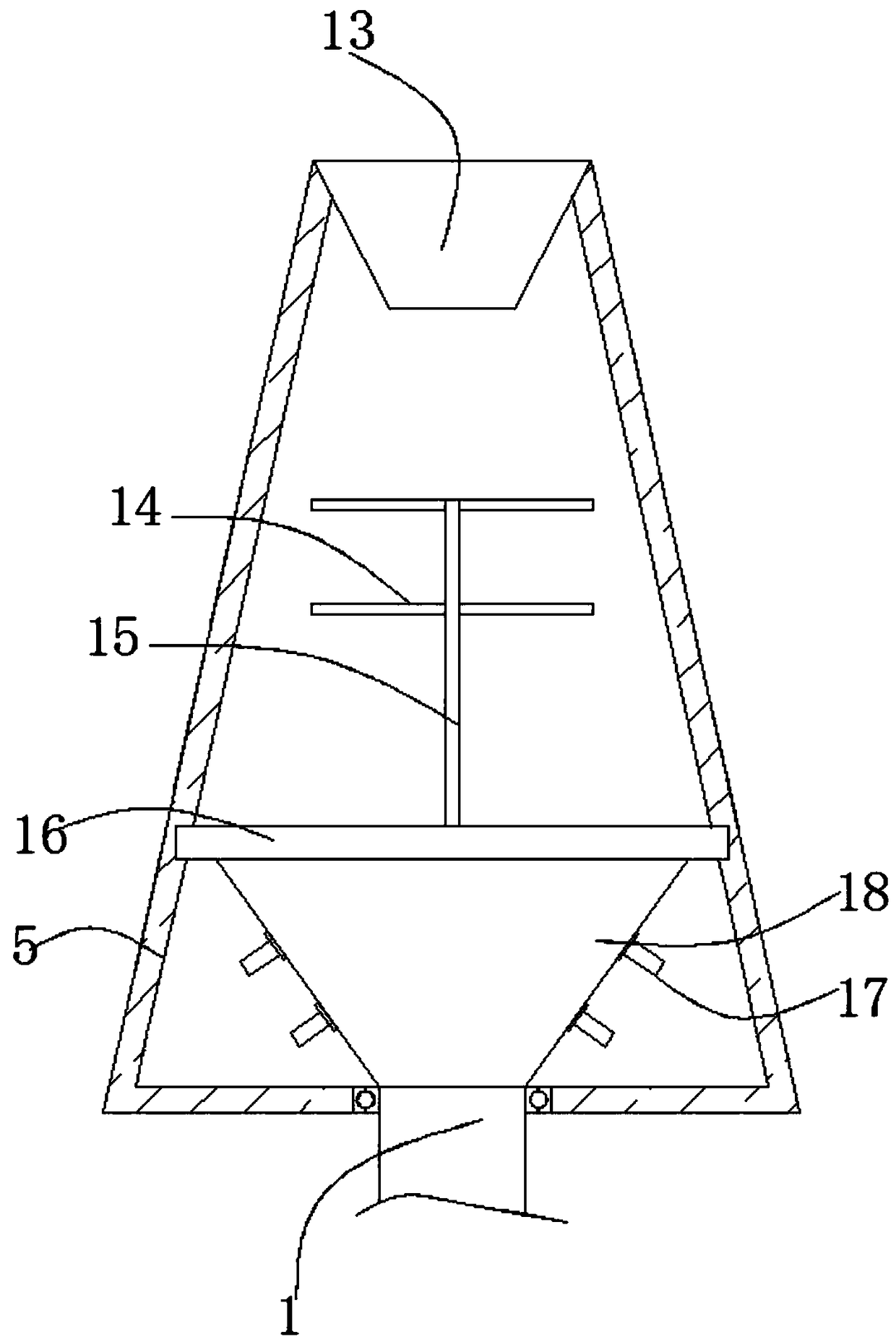 Anti-infective medical film raw material feeding device