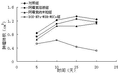 Preparation carried with particles of antitumor drug and preparation method thereof