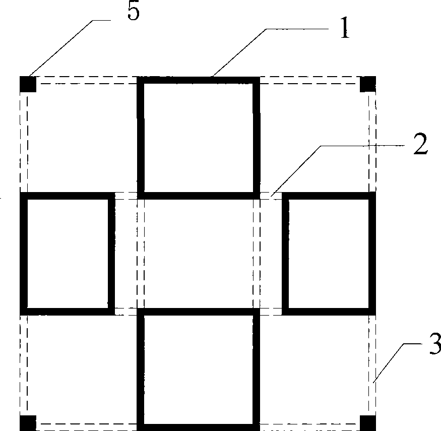 Disperse barrel construction structure system