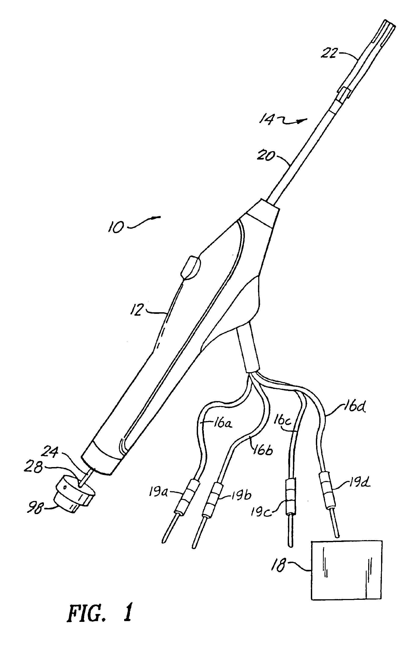 RF device for treating the uterus