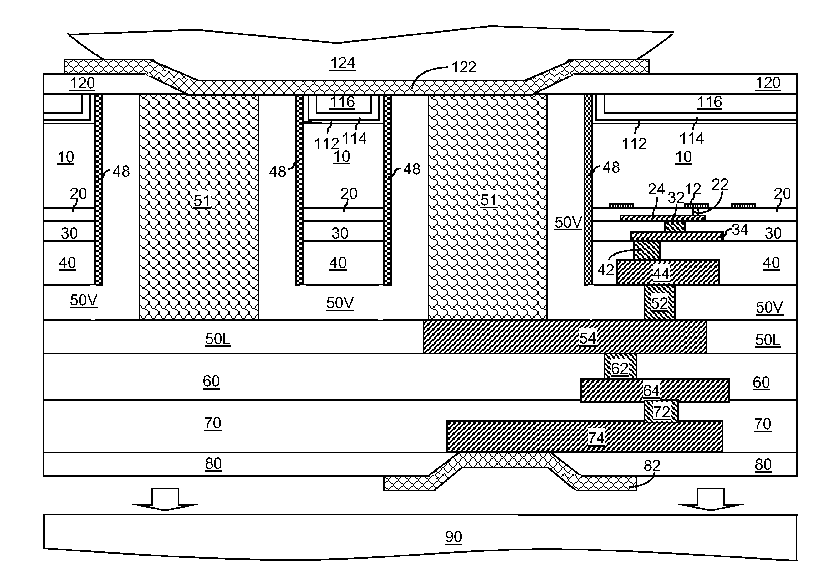 Metal-contamination-free through-substrate via structure