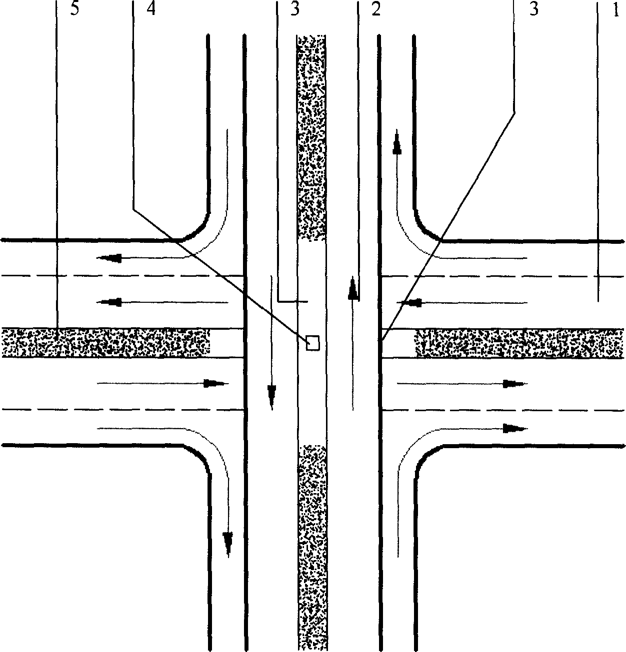 Zero commuter station structure of bus and zero transferring fast public traffic system