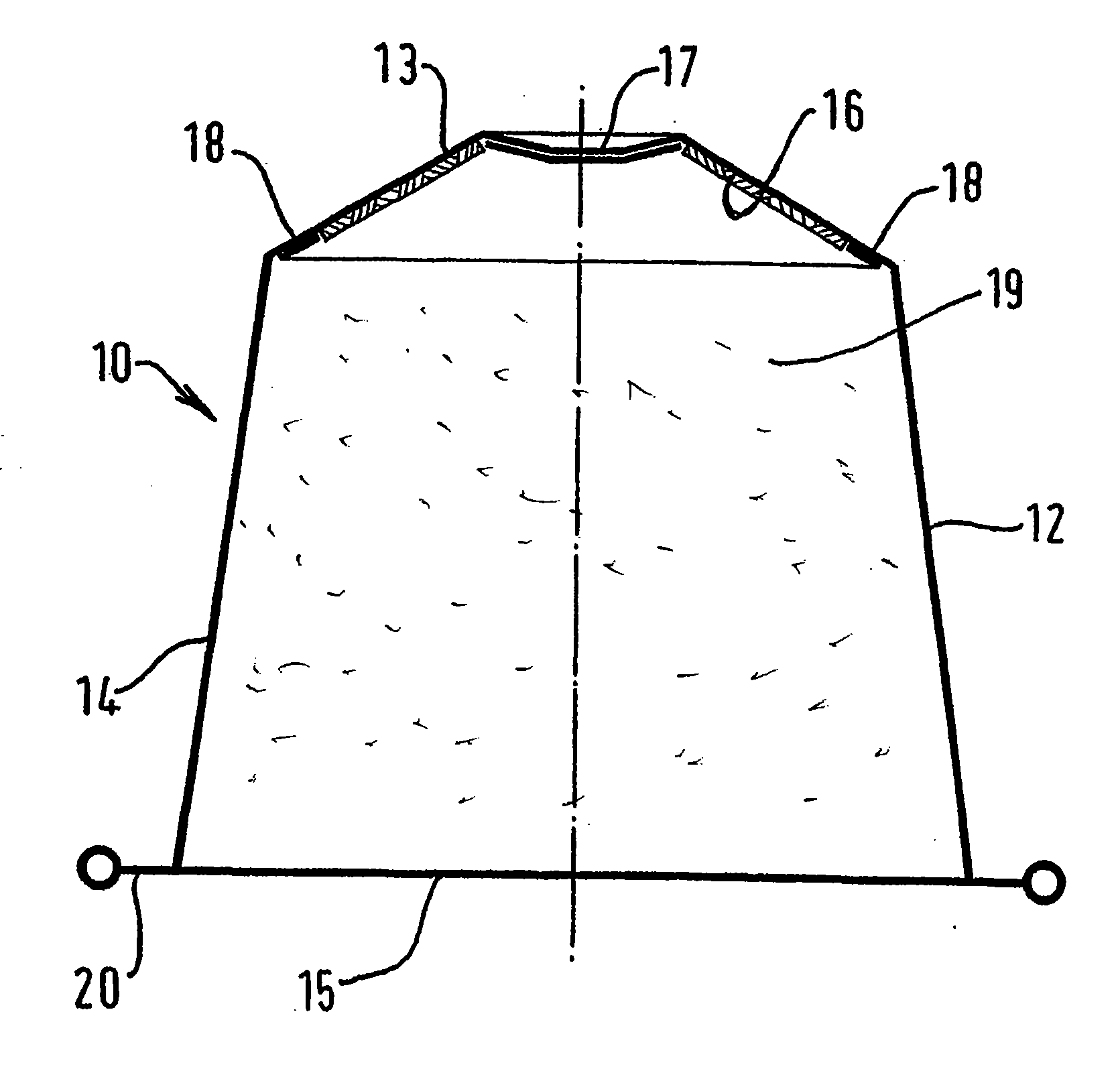 Closed cartridge for preparing a beverage for extraction under pressure