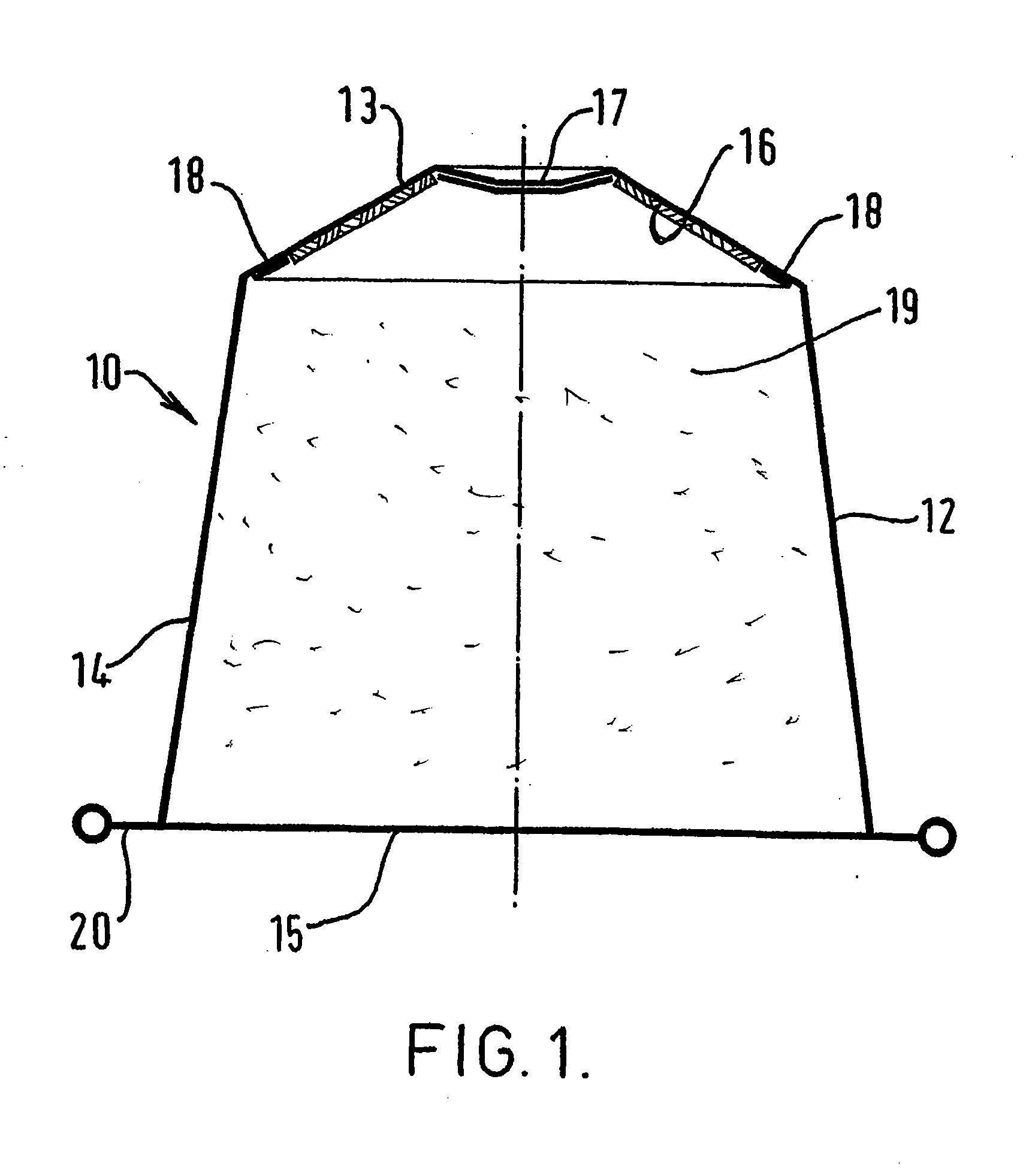 Closed cartridge for preparing a beverage for extraction under pressure