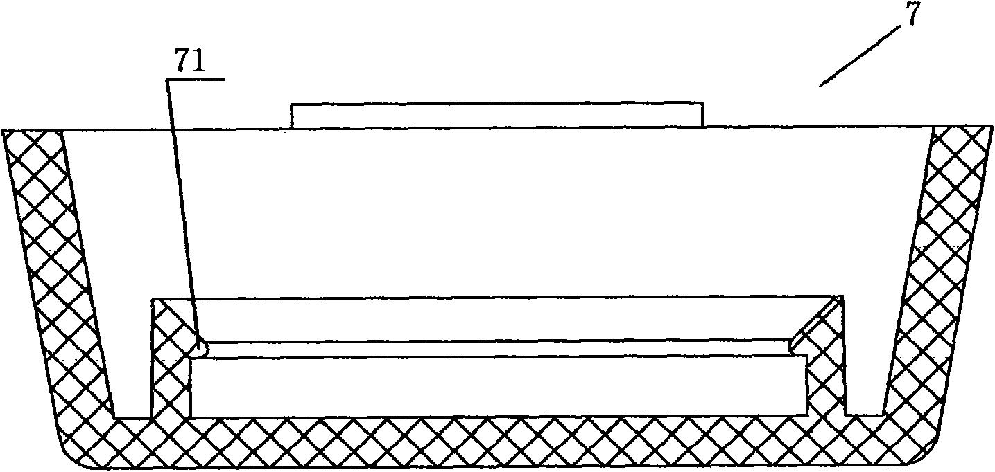 Secondary ejecting mechanism of improved type invertedly-buckled bottle cap plastic injection mold