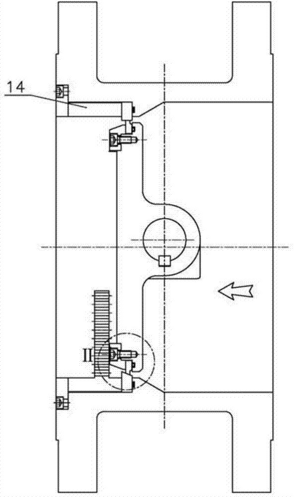 Triple eccentric metal seal butterfly valve