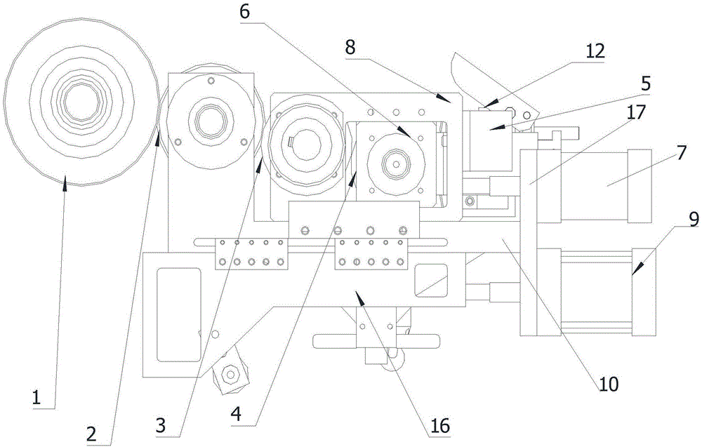 Gluing composition device applied to equipment for processing paper for daily use and implementation method of gluing composition device