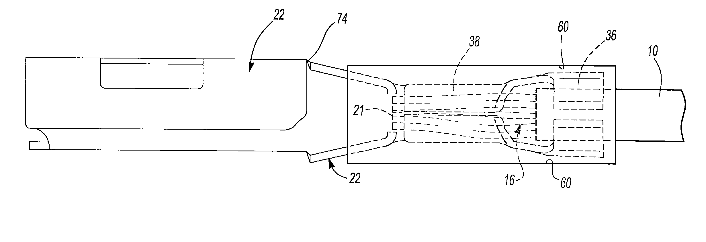 Electrical terminal connection with molded seal