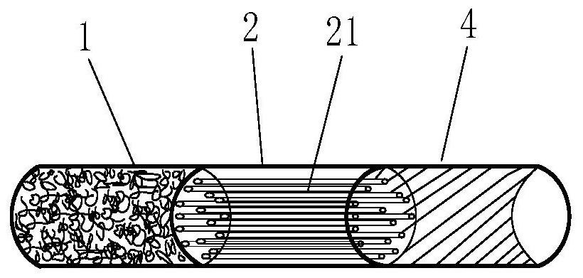 Heat-not-burn cigarette, smoking set and application