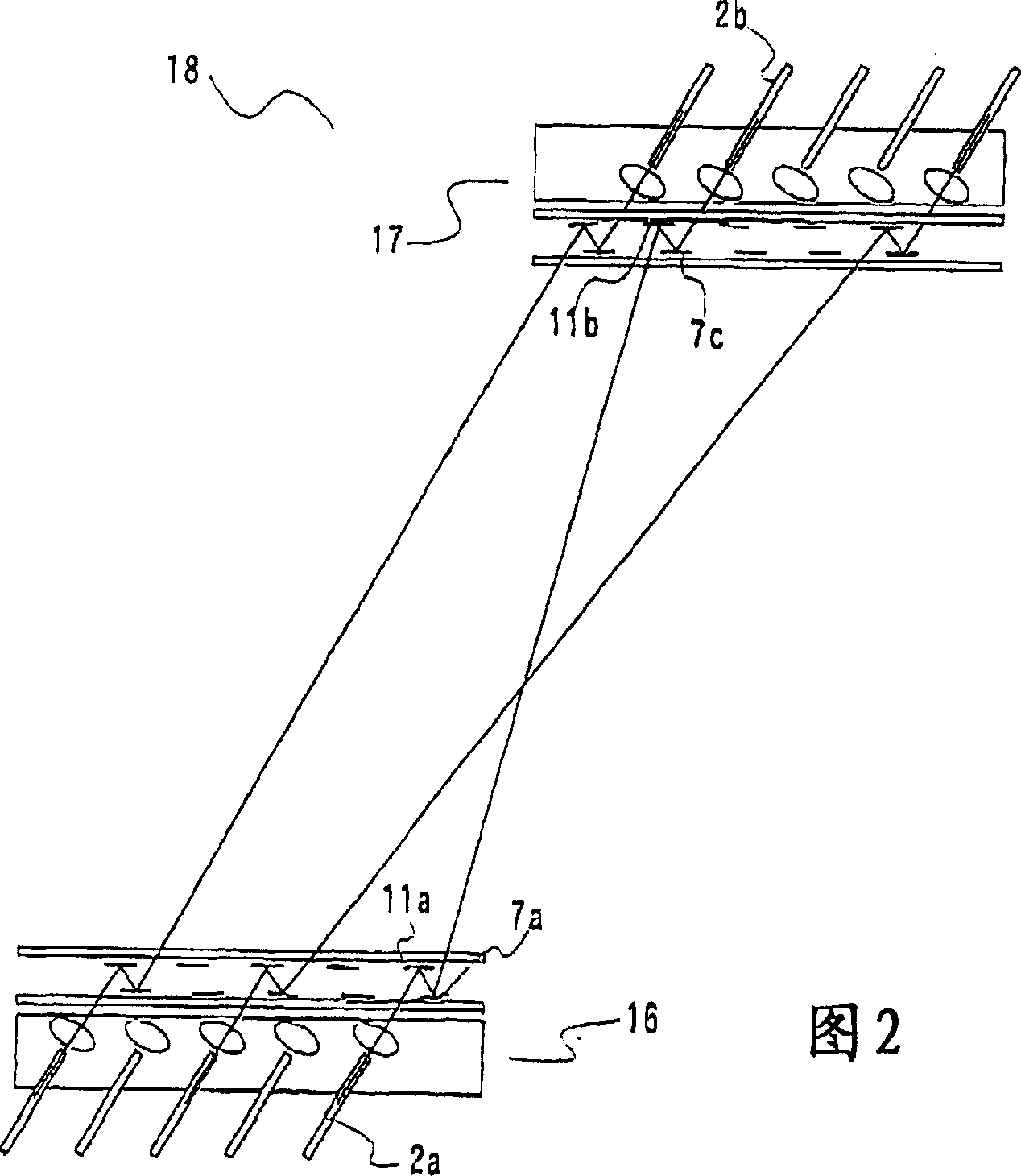 Photoswitch and light beam directing assembly