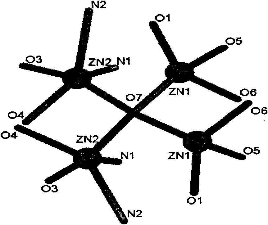 Luminescent transition metal organic framework compound and preparation method thereof