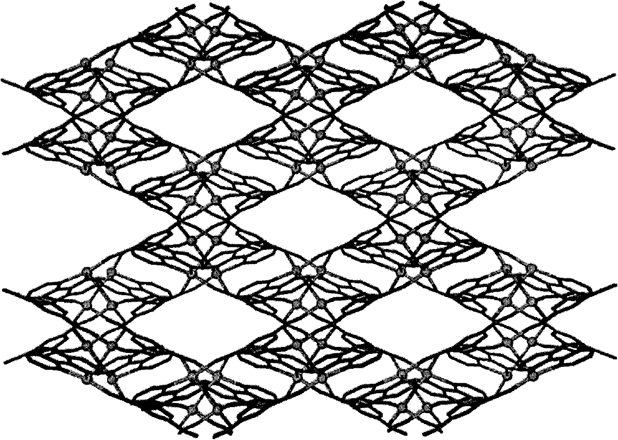 Luminescent transition metal organic framework compound and preparation method thereof