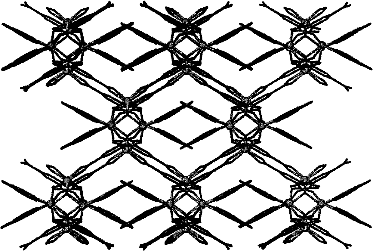 Luminescent transition metal organic framework compound and preparation method thereof