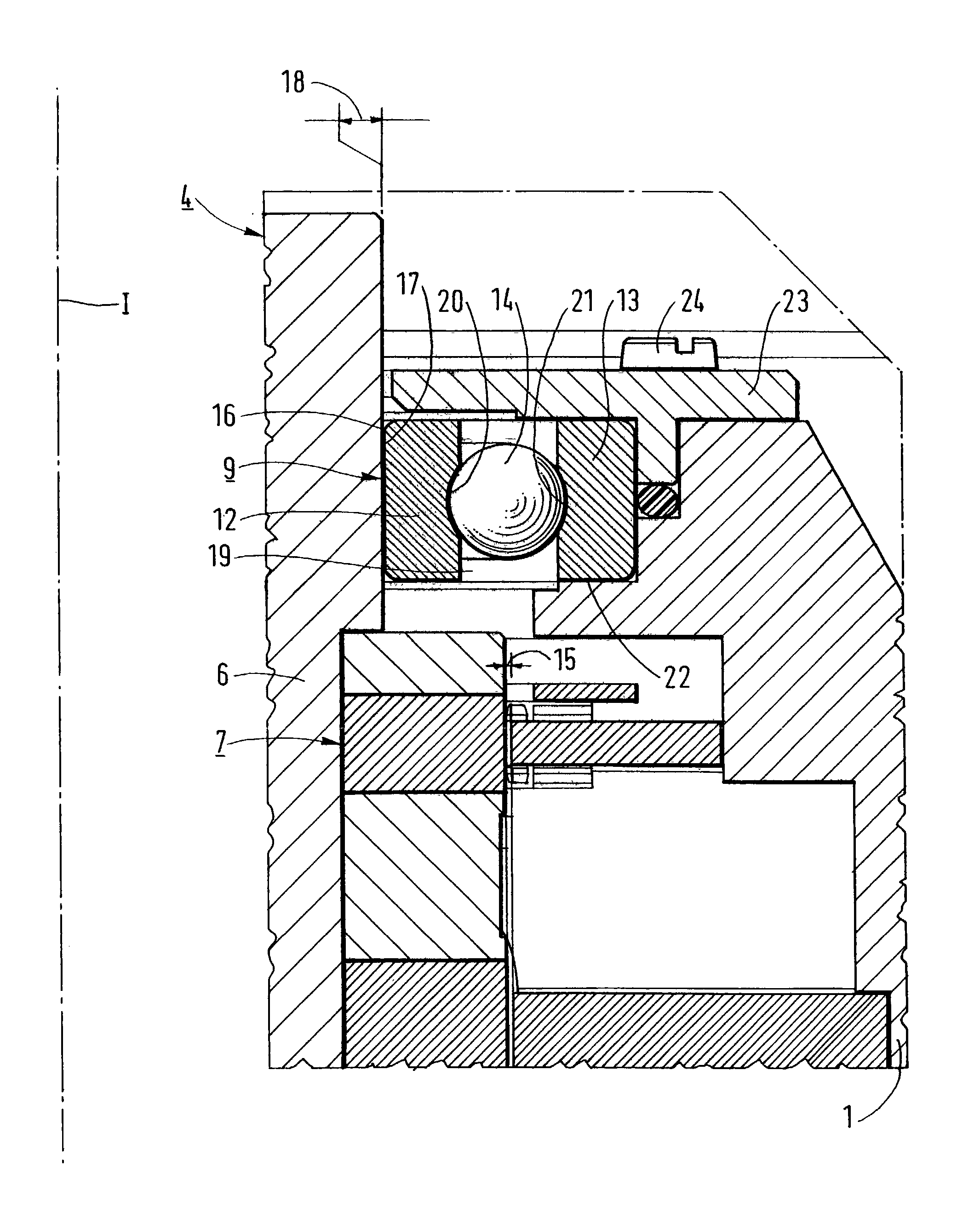 Use of zirconia balls for the landing bearings in molecular drag pumps on magnetic bearings