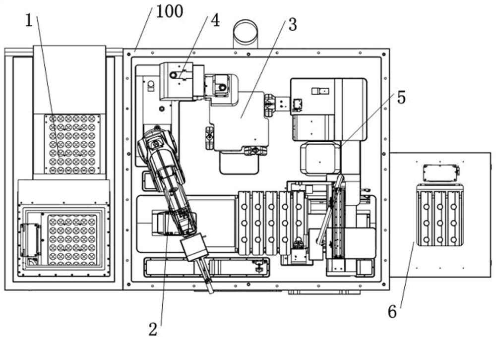 Batch medicine dispensing robot based on ampoule bottle medicine and dispensing method