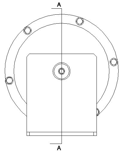 Lifting type escaping device and driving mainframe thereof