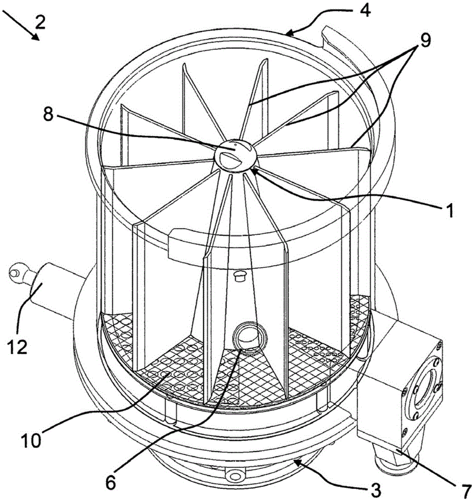 Rotary dryer star and method for treating solid particles