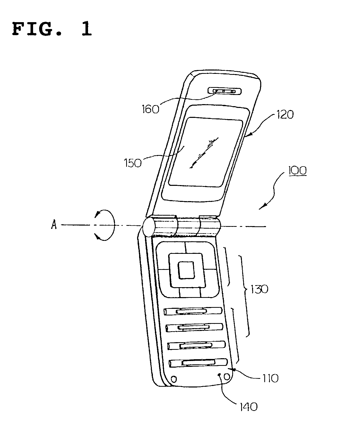 Antenna with camera lens assembly for portable radiotelephone