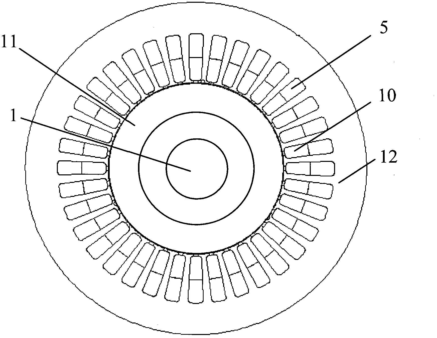 Parallel structural hybrid excitation synchronous generator without electrical excitation rotor