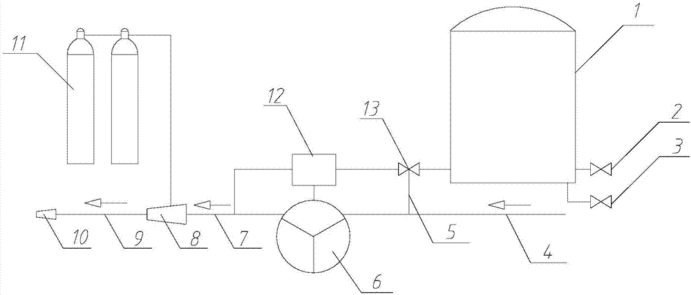 Mechanically-pumping compressed gas foam fire-extinguishing method