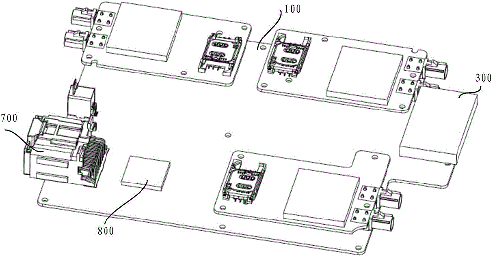 Automobile hardware modularization device