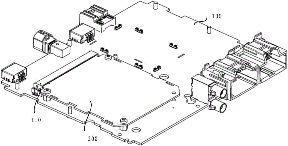 Automobile hardware modularization device